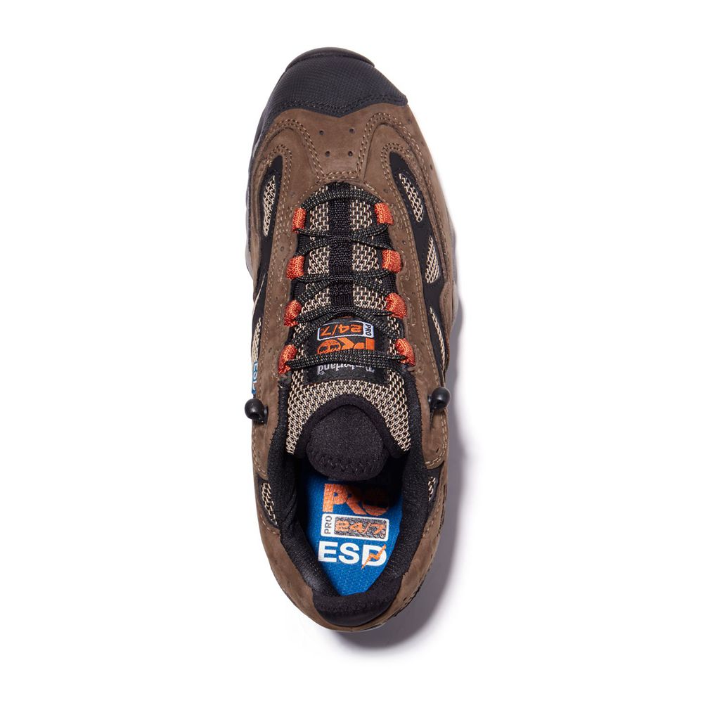 Zapatos De Seguridad Timberland Mujer Pro® Gorge Mid Esd Steel Toe Boots Marrones/Negras - Chile NUO